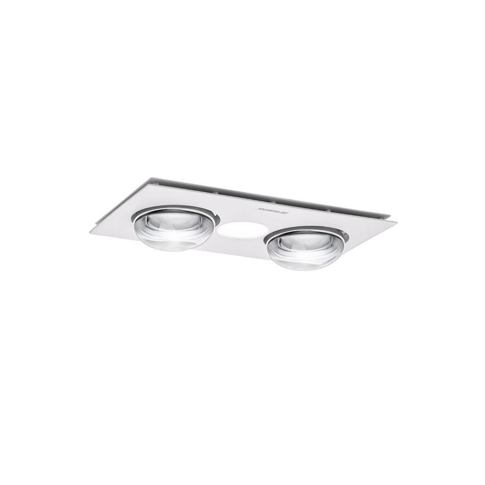 Forme 2 Light 3 in 1 Bathroom Heater / White / Tri-Colour - MBHF2LW