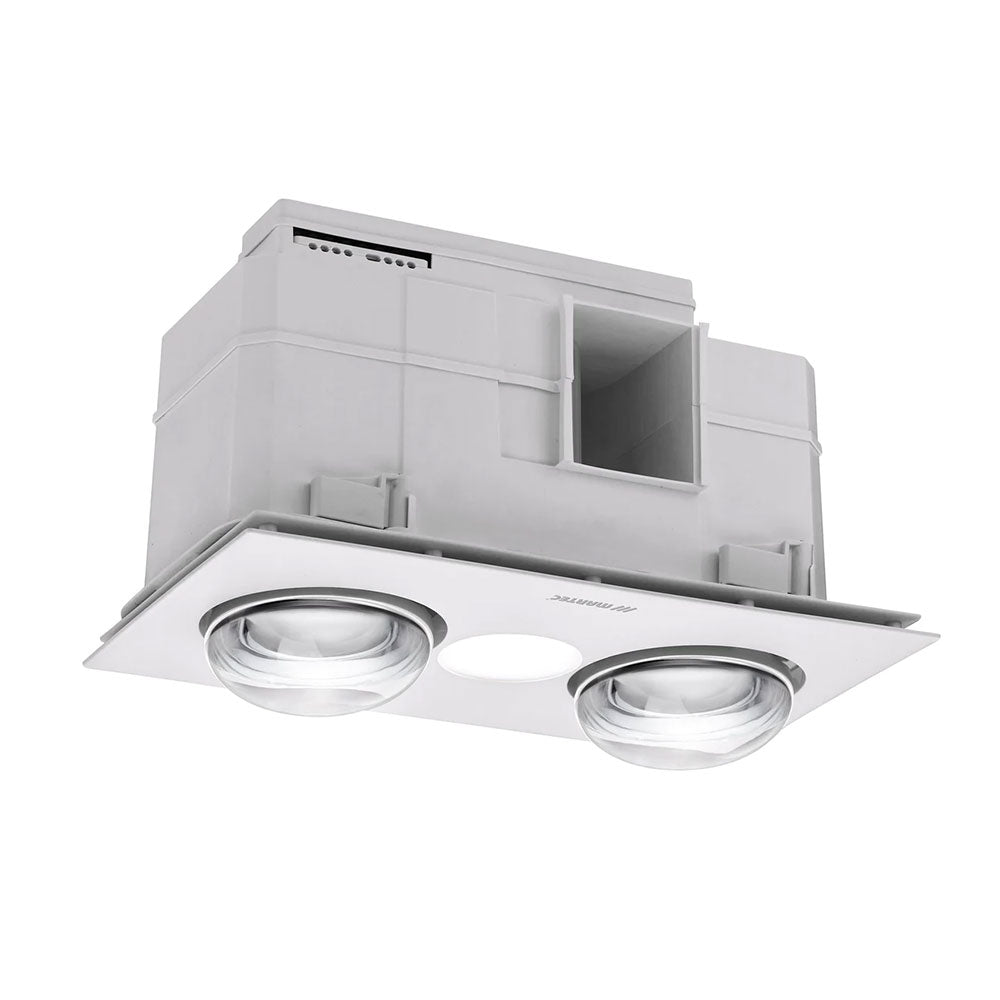 Forme 2 Light 3 in 1 Bathroom Heater / White / Tri-Colour - MBHF2LW