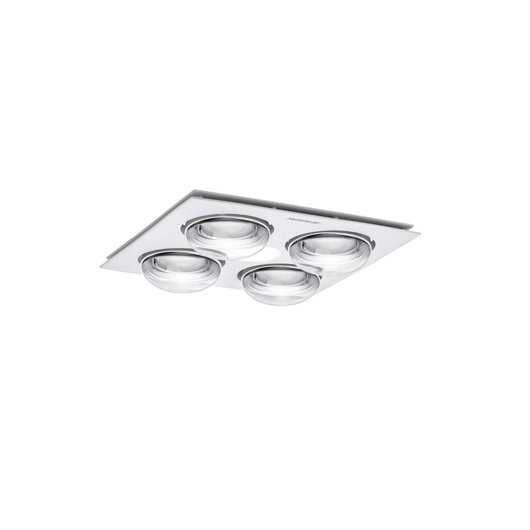 Forme 4 Light 3 in 1 Bathroom Heater / White / Tri-Colour - MBHF4LW