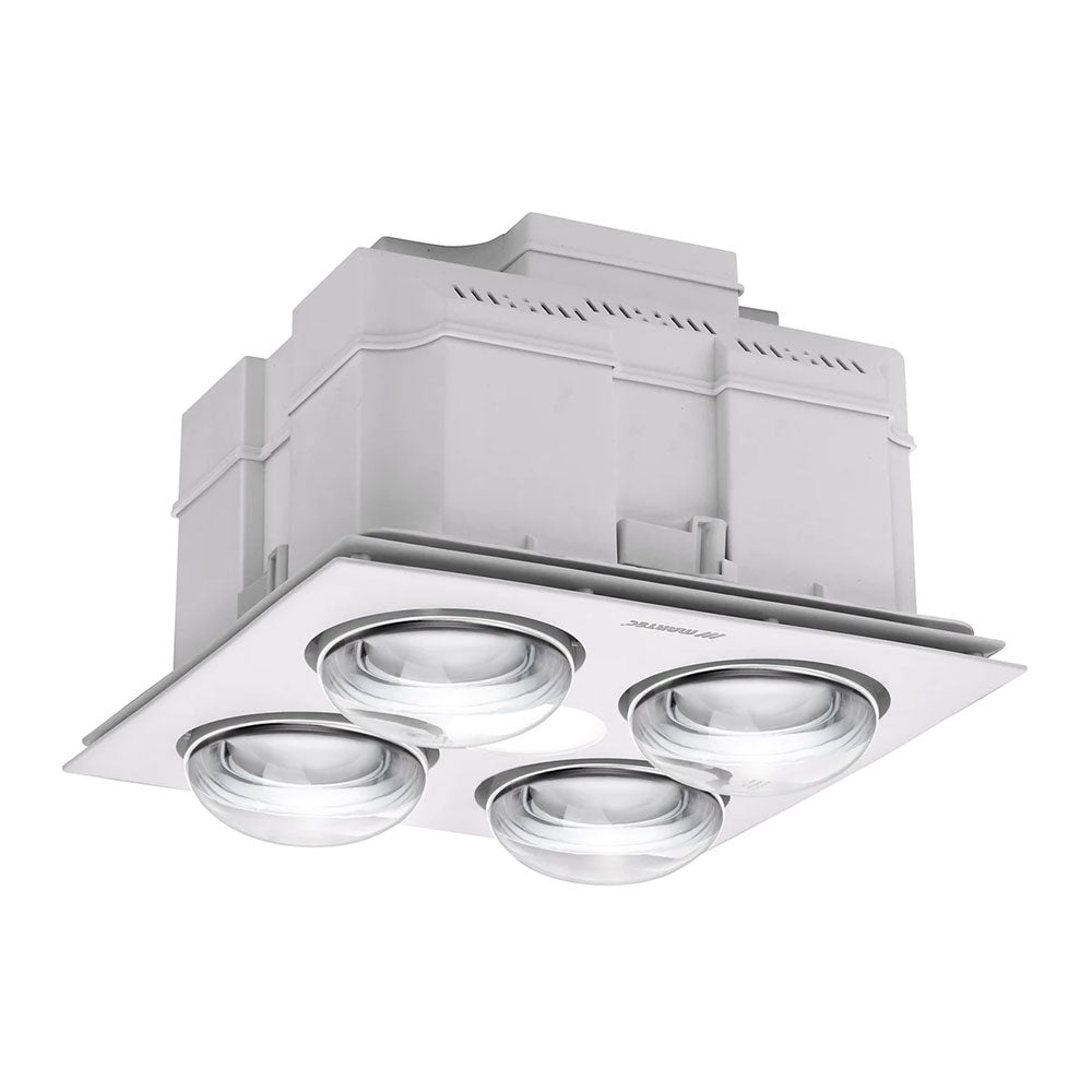 Forme 4 Light 3 in 1 Bathroom Heater / White / Tri-Colour - MBHF4LW