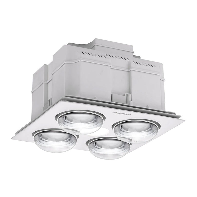 Forme 4 Light 3 in 1 Bathroom Heater / White / Tri-Colour - MBHF4LW