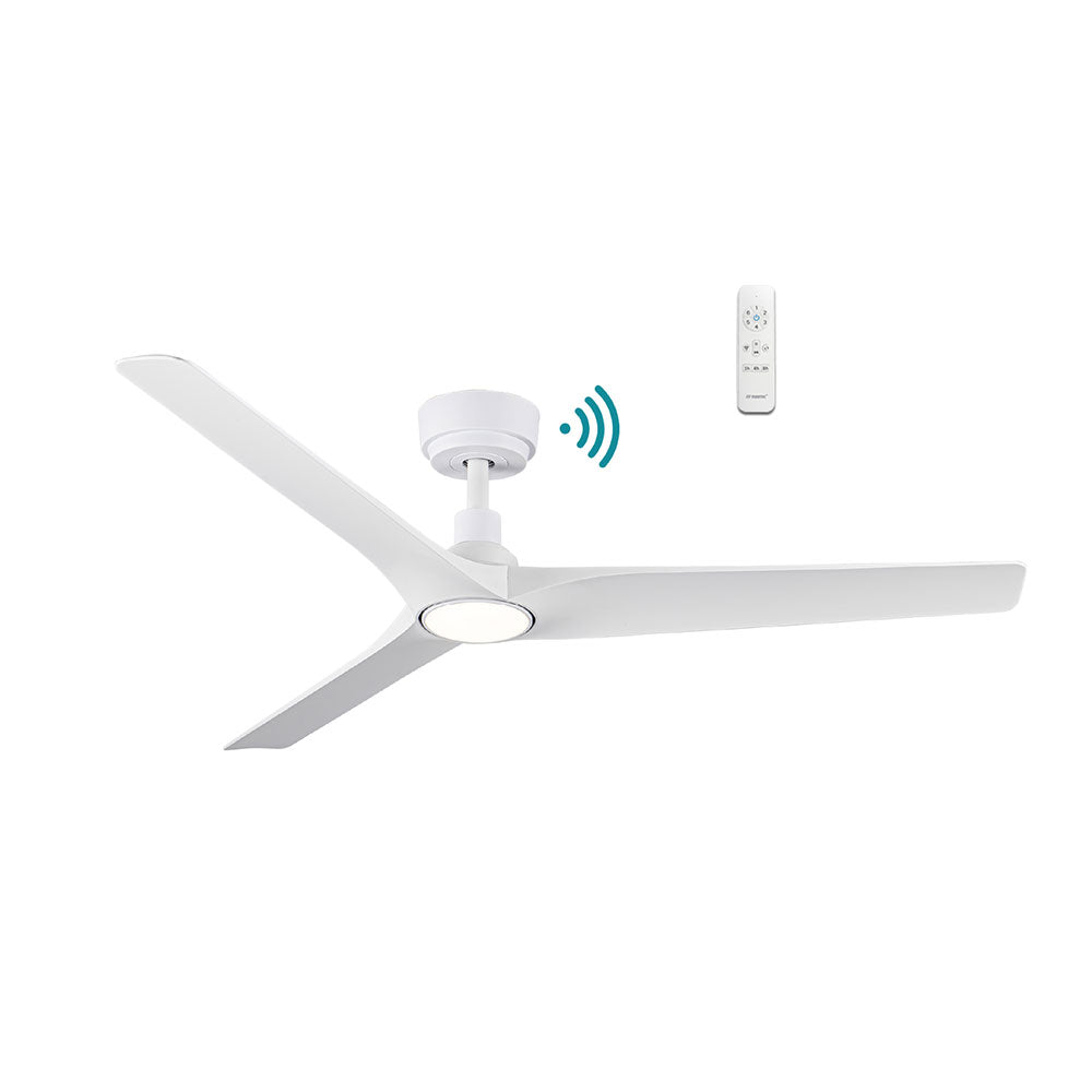 Cordoba DC 52" Smart Ceiling Fan With WIFI Remote Control + LED Light Matt White - MCDC1333W