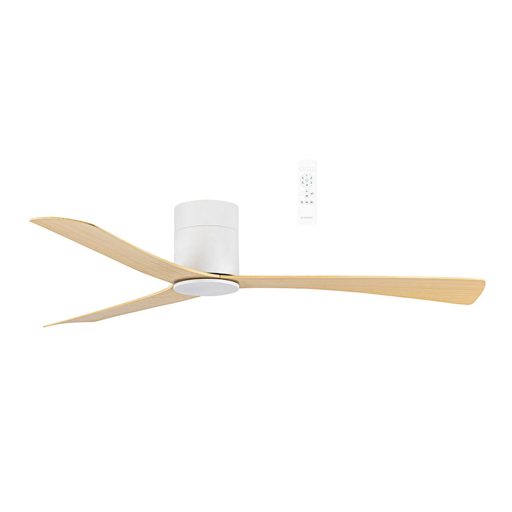 Metro 52" DC Smart Ceiling Fan With WIFI Remote Control White Oak - MDCM133WO