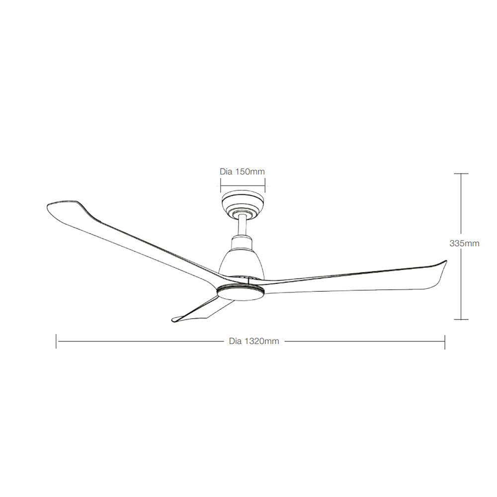 Polo 52" DC Smart Ceiling Fan With WIFI Remote Control Nickel / Driftwood - MDCP133ND