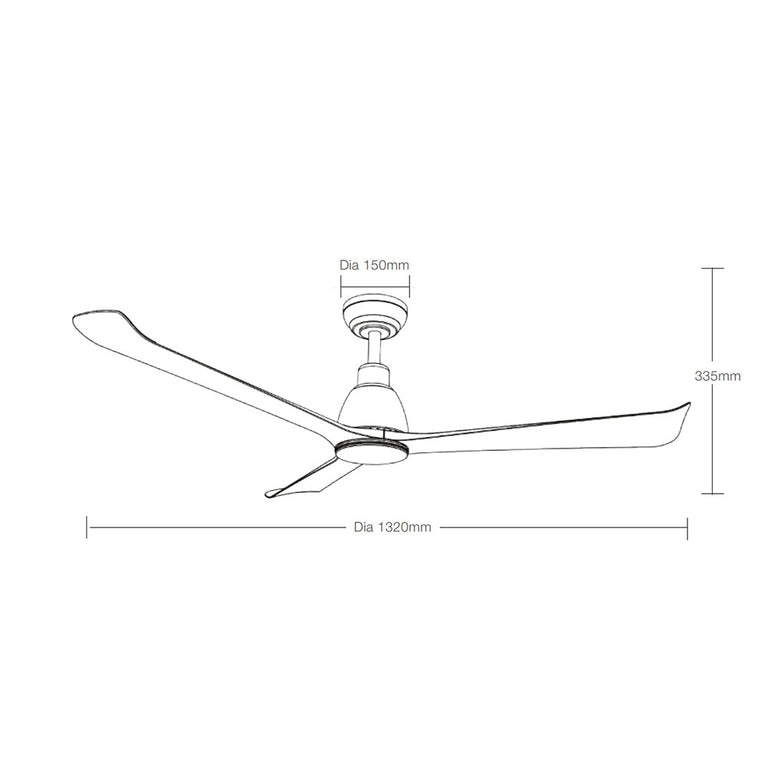 Polo 52" DC Smart Ceiling Fan With WIFI Remote Control Nickel / Driftwood - MDCP133ND