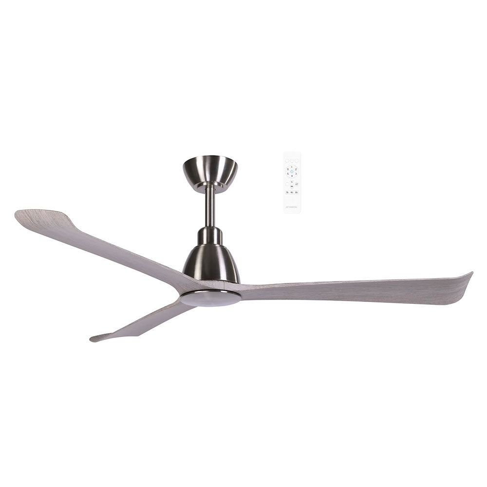 Polo 52" DC Smart Ceiling Fan With WIFI Remote Control Nickel / Driftwood - MDCP133ND