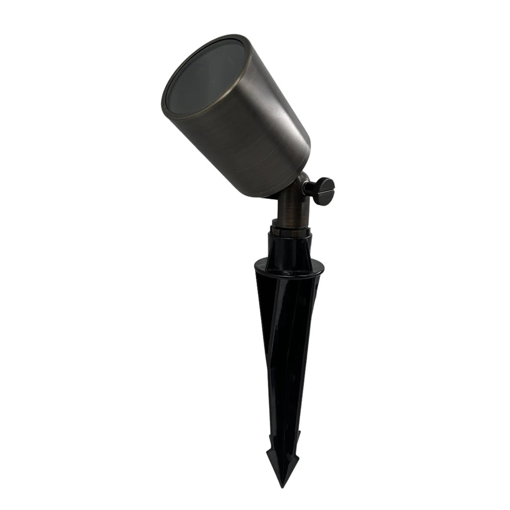 Mini Spike Dzine (XV) 4W LED Antique Brass / Tri-Colour - SE7363TC/AB