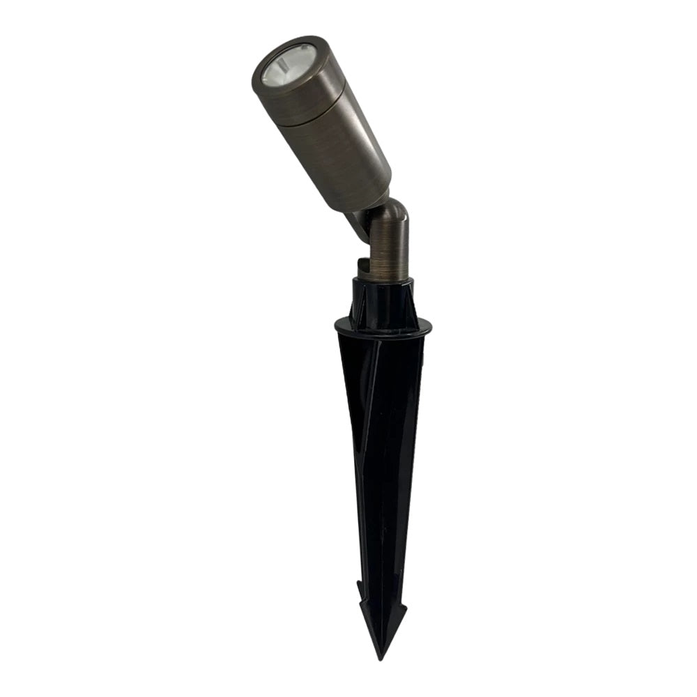 Mini Spike Dzine (XT) 3W LED Antique Brass / Tri-Colour - SE7361LTC/AB