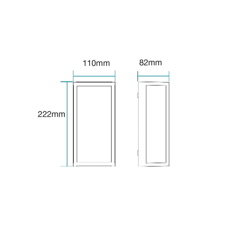 Ashton 10W LED Wall Light Matt Black / Tri-Colour - MLXA34510M