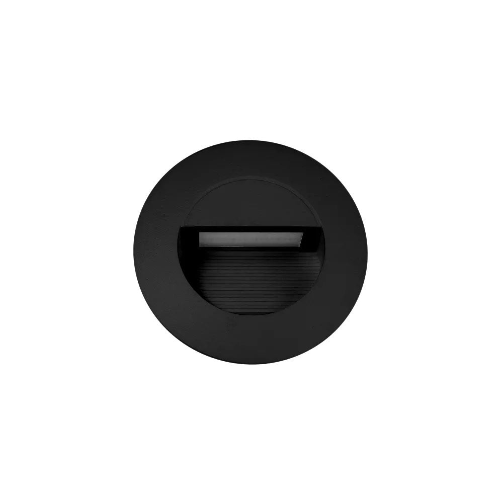 Circa 3W LED Recessed Wall Light Matt Black / Warm White - MLXC33M