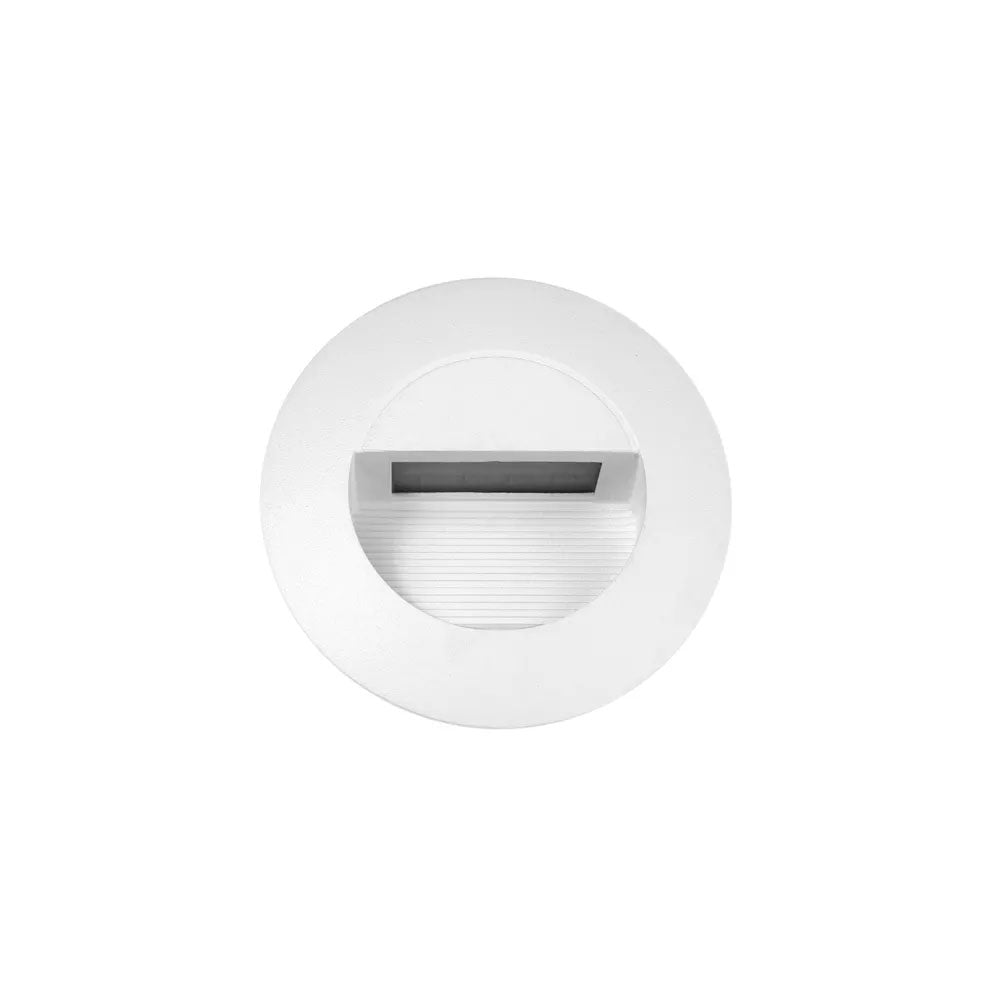 Circa 3W LED Recessed Wall Light Matt White / Warm White - MLXC33W
