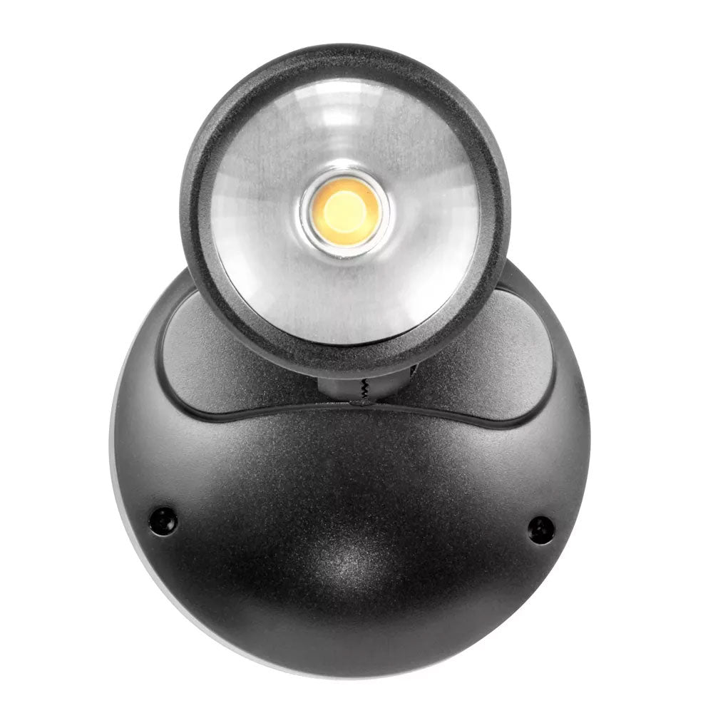 Fortress Pro 18W LED Single Exterior Security Light Matt Black / Tri-Colour - MLXFP3451M