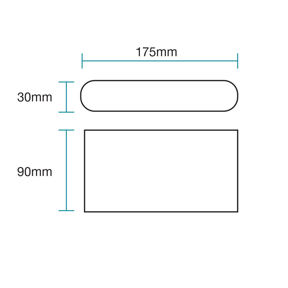 Integra 10W LED Up & Down Wall Light White / Tri-Colour - MLXI34510W