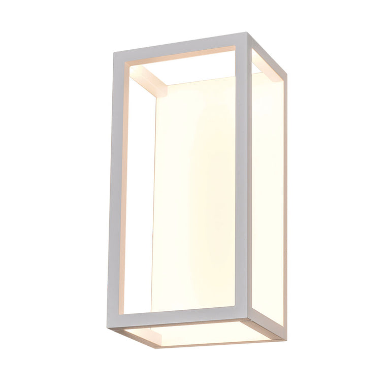 Mirage 12W LED Exterior Light Matt White / Tri-Colour - MLXM12W