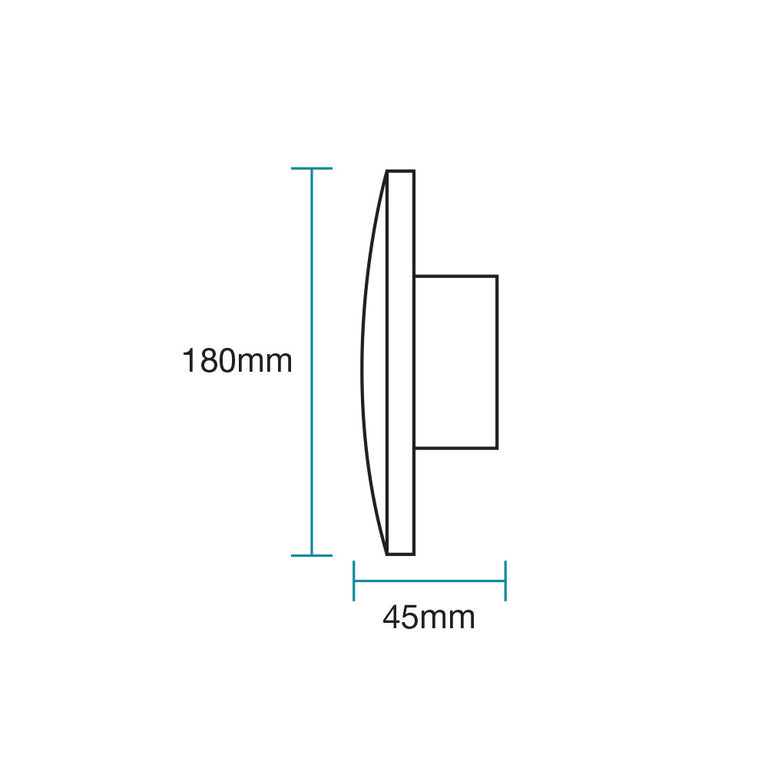 Torino 9W LED Wall Light White / Tri-Colour - MLXT3459W