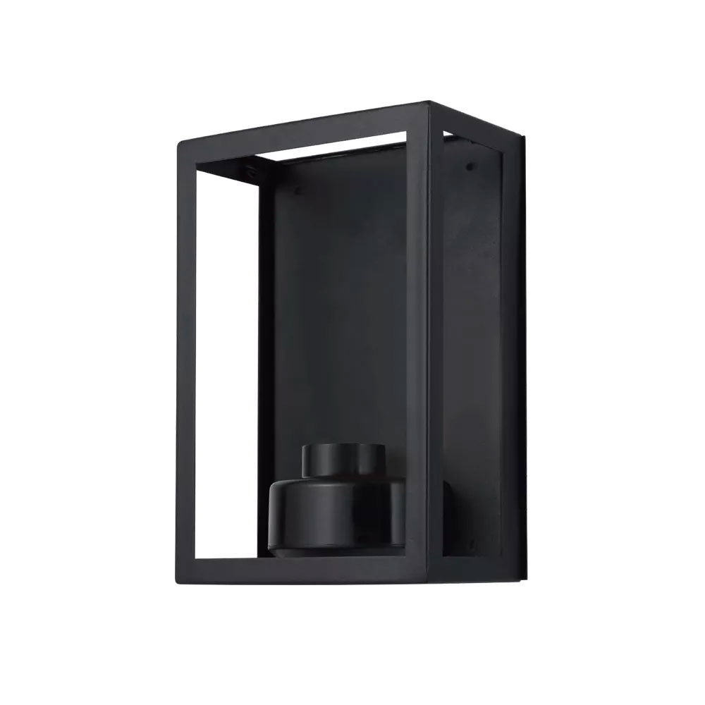 Vancouver Exterior Small Wall Light Matt Black - MLXVE27FSM