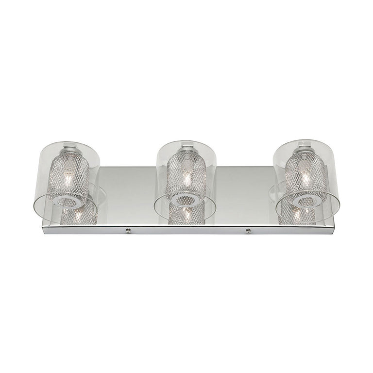 Roseanne 3 Light Wall Light Chrome - MP1713