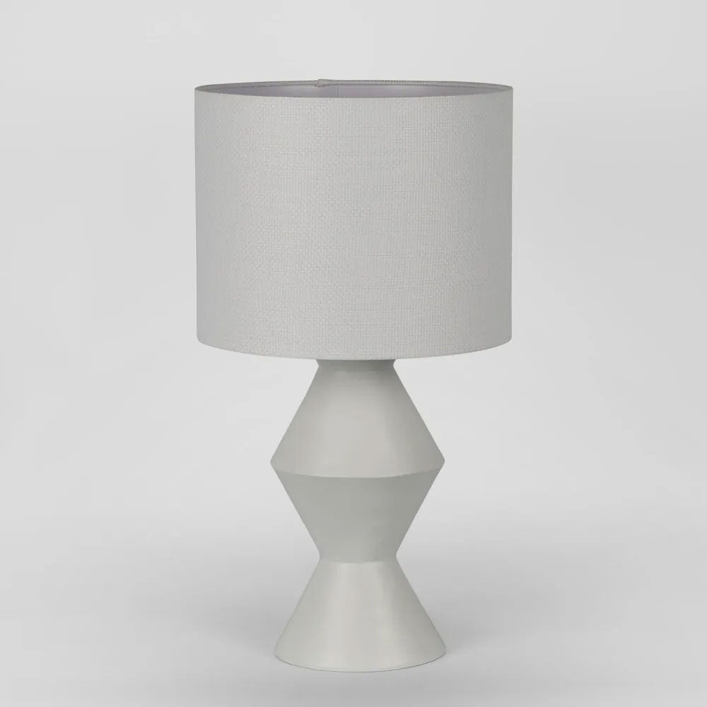 Aldo Chunky Table Lamp White With Shade - MRDLMP0016
