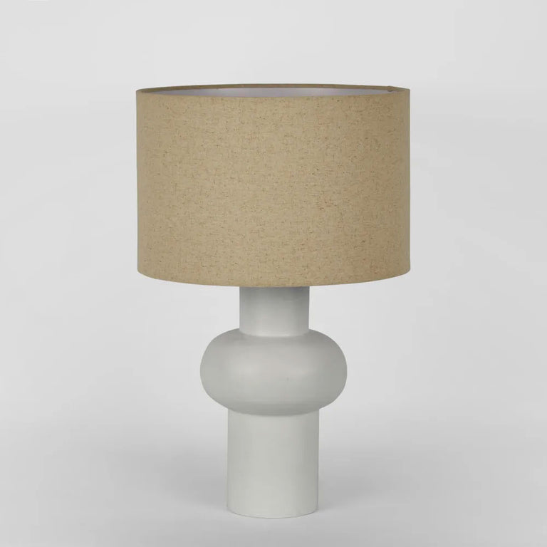 Oliver Table Lamp White With Shade - MRDLMP0018