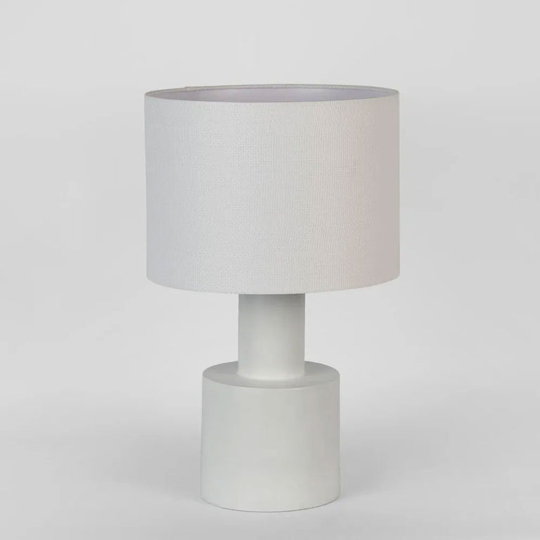 Blanca Table Lamp White With Shade - MRDLMP0019