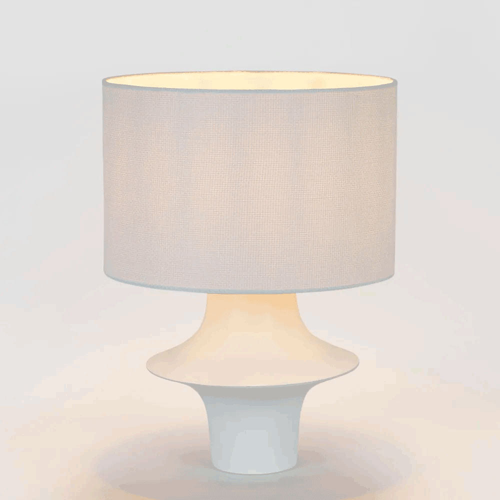 Tyler Small Table Lamp White With Shade - MRDLMP0022