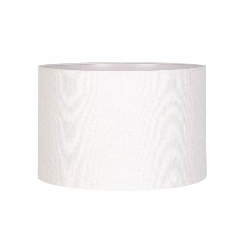 Java Cylinder Lamp Shade Large White - MRDSHD0003