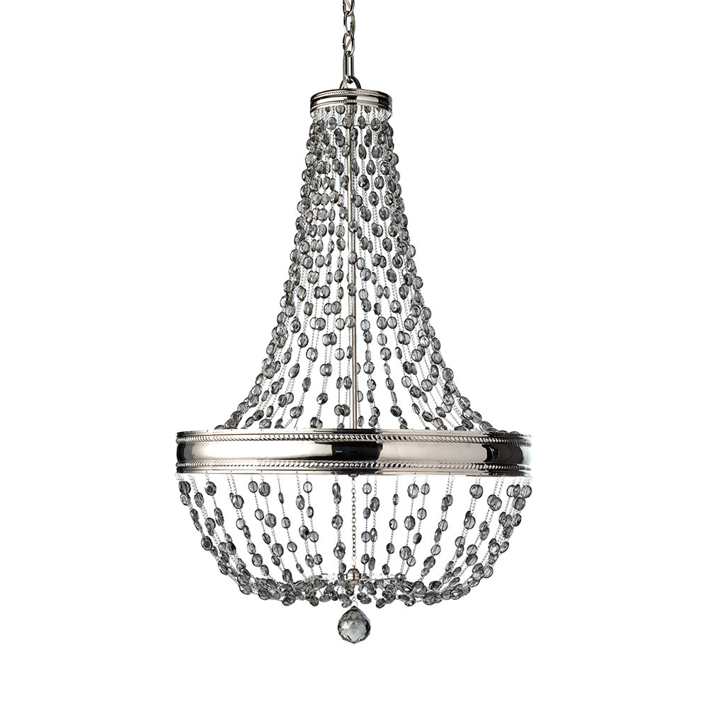 Malia 8 Light Chandelier Polished Nickel - FE-MALIA8