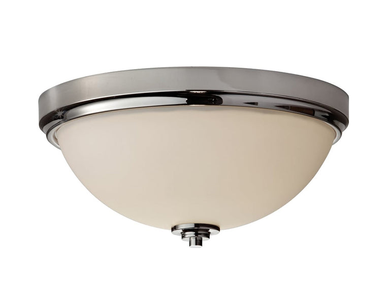 Malibu Flush Mount Polished Nickel - FE/MALIBU/F BATH