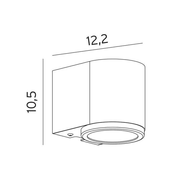 Mandal Small Wall Light Black - NLYS.1374B