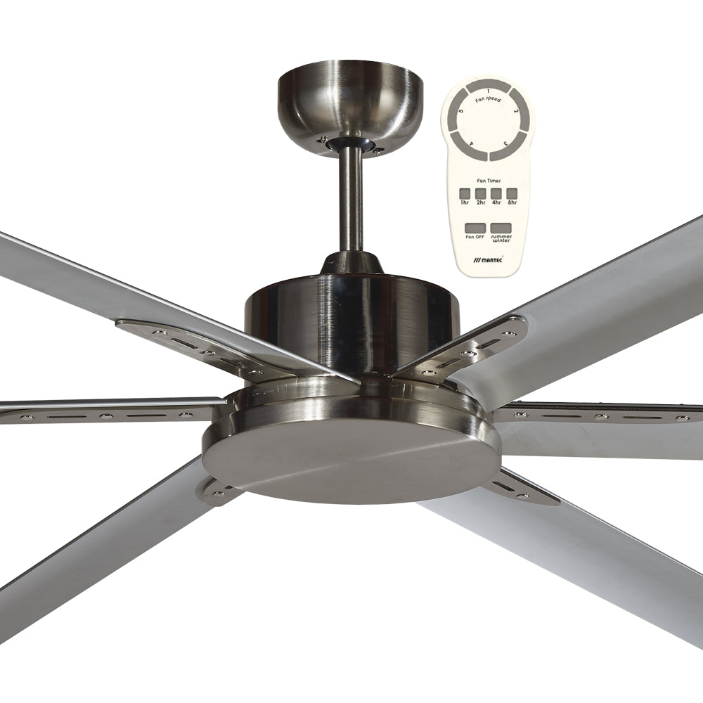 Albatross 84" DC Ceiling Fan Brushed Nickel - MAFMBR + MAF210B