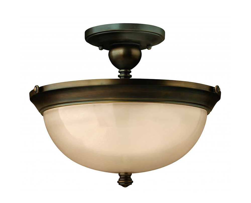 Mayflower Semi Flush Mount Olde Bronze - HK-MAYFLOWER-SF