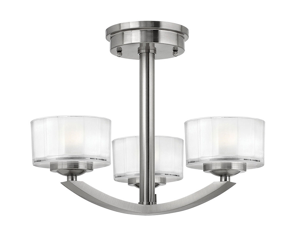 Meridian Semi Flush Brushed Nickel - HK-MERIDIAN-SF