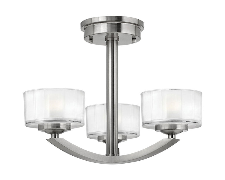 Meridian Semi Flush Brushed Nickel - HK-MERIDIAN-SF
