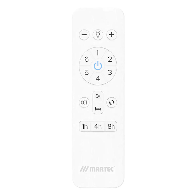 Metro 52" DC Smart Ceiling Fan With WIFI Remote Control + LED Light Matt Black - MDCM1333M