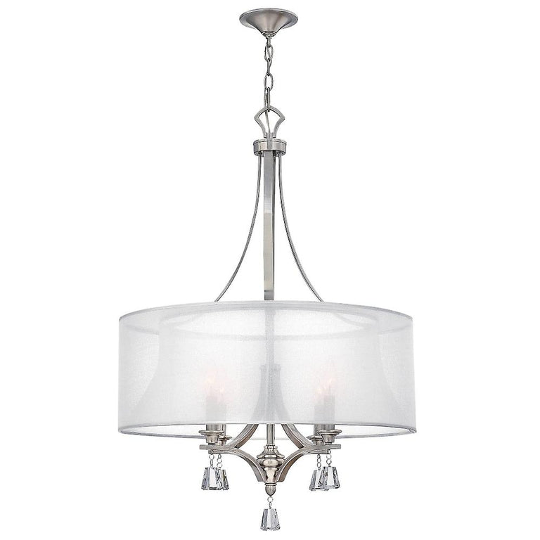 Mime 4 Light Chandelier Brushed Nickel - HK-MIME-4P