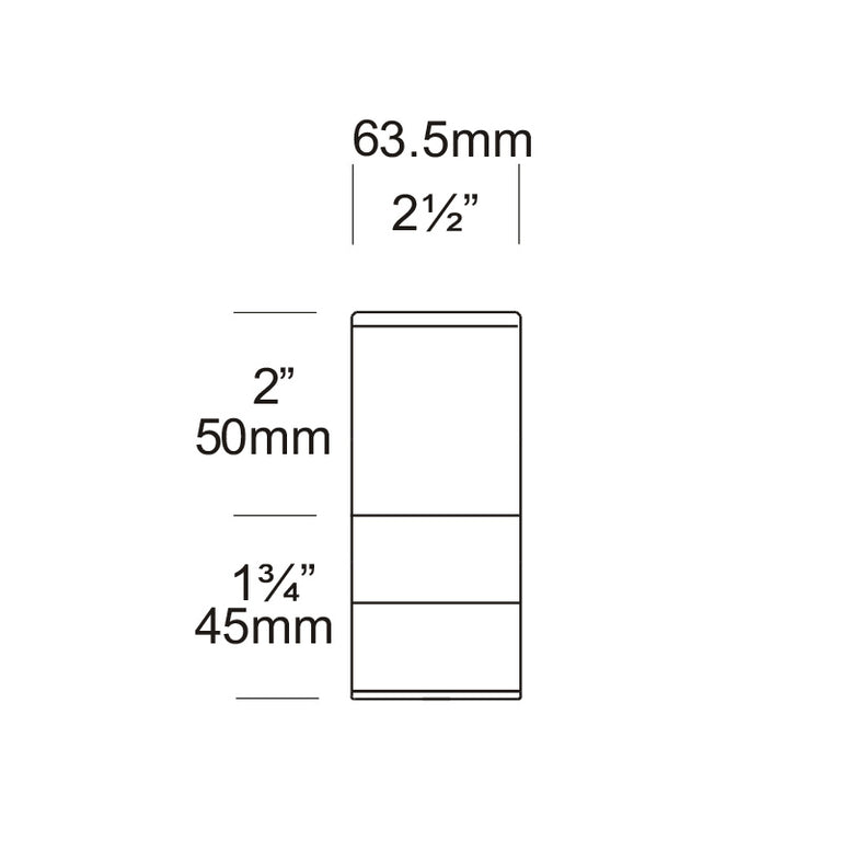 Mini Bollard 12V Stainless Steel - BOLMINI SS