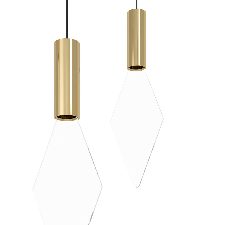 Mirador 16 Light Dimmable LED Pendant Brass / Warm White - 390361