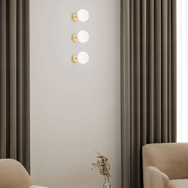 Molecola Wall Light Natural Brass - 275.03.ONT