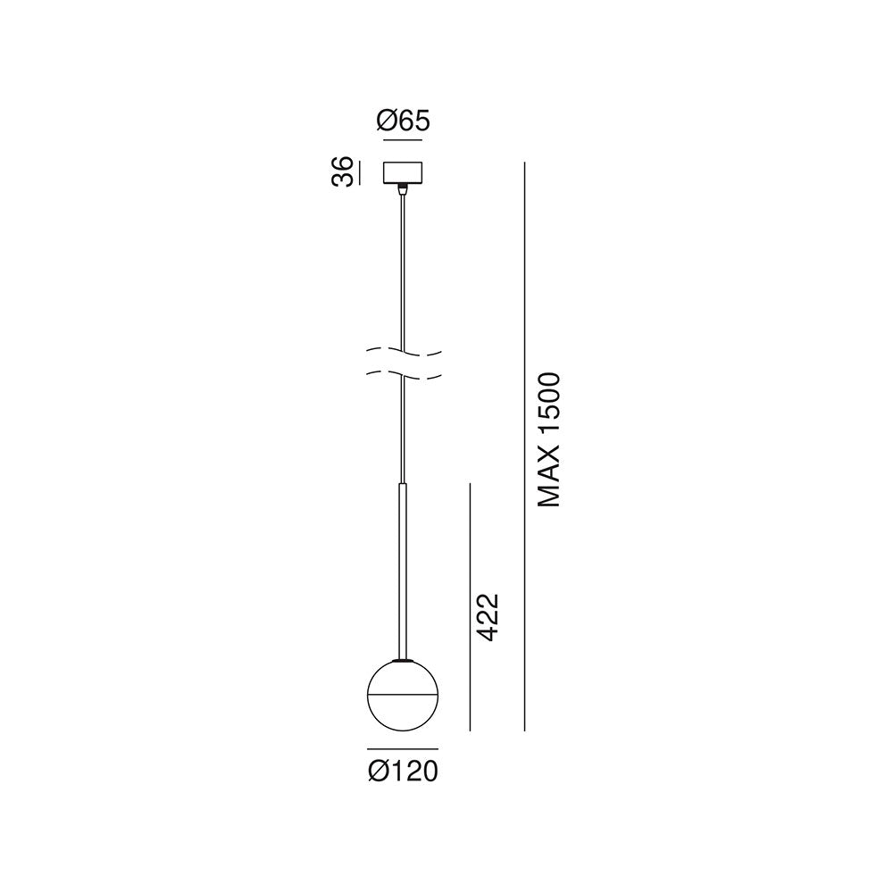 Molecola Small 1 Light Pendant - 275.05