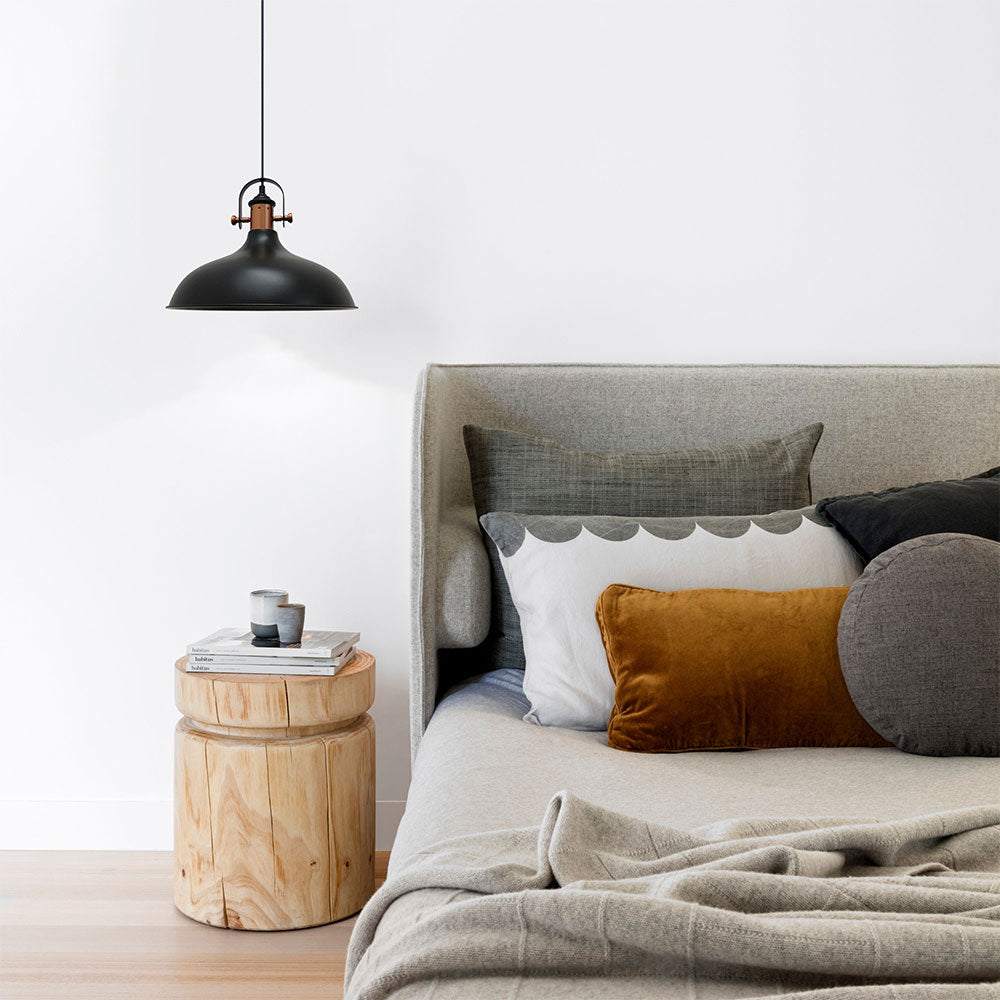 Dome Pendant Matt Black - Narvik2