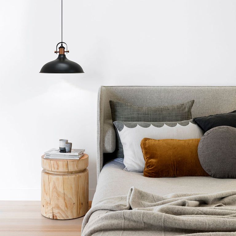 Dome Pendant Matt Black - Narvik2