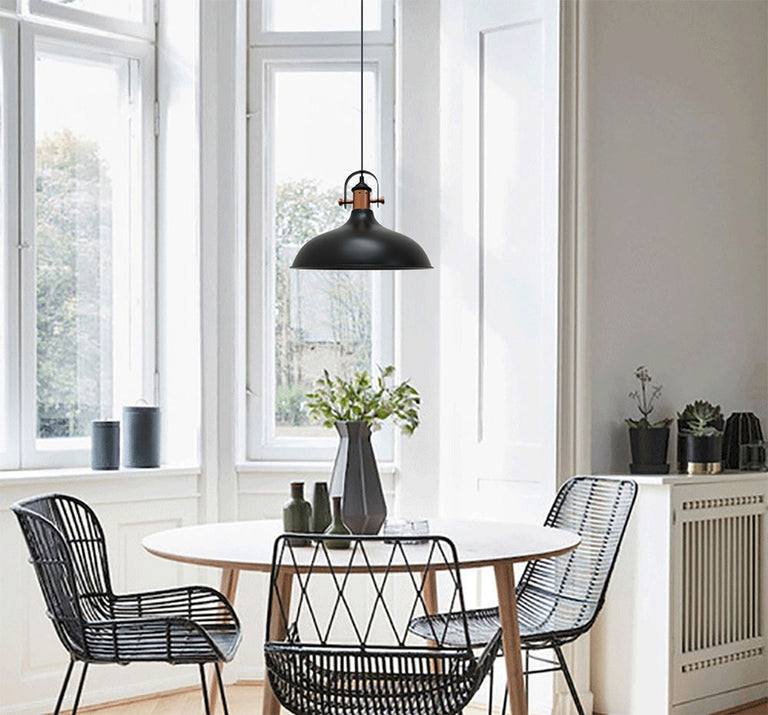 Dome Pendant Matt Black - Narvik2