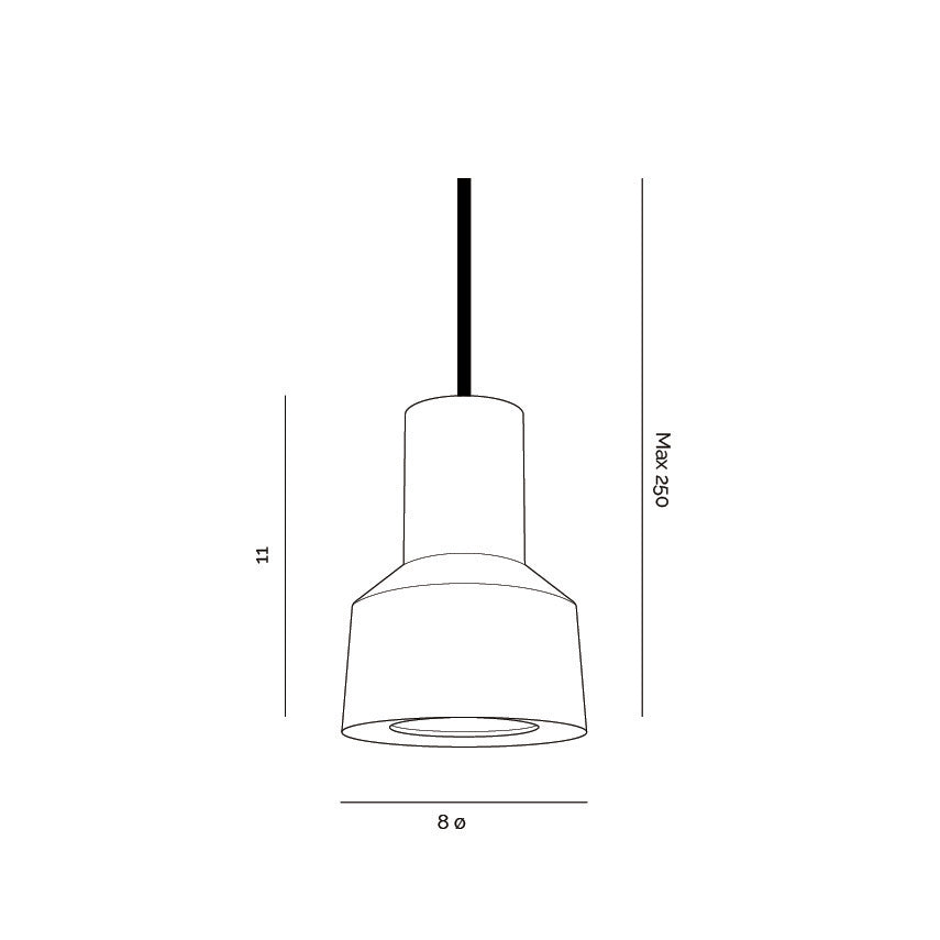 Neuron 3W LED Pendant White / Warm White - LUX.NEURON.3W.WHT