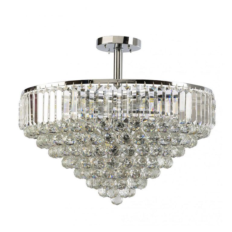 Newrosa 3 Light CTC Crystal Chandelier Chrome - NEWROSA-30