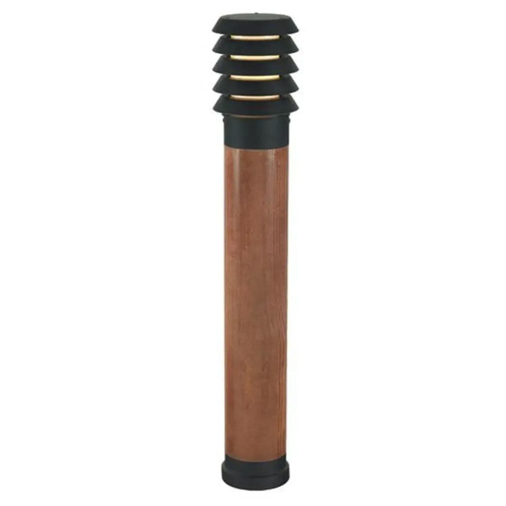 Alta Painted Wood Bollard Light Black - NLYS.1440B