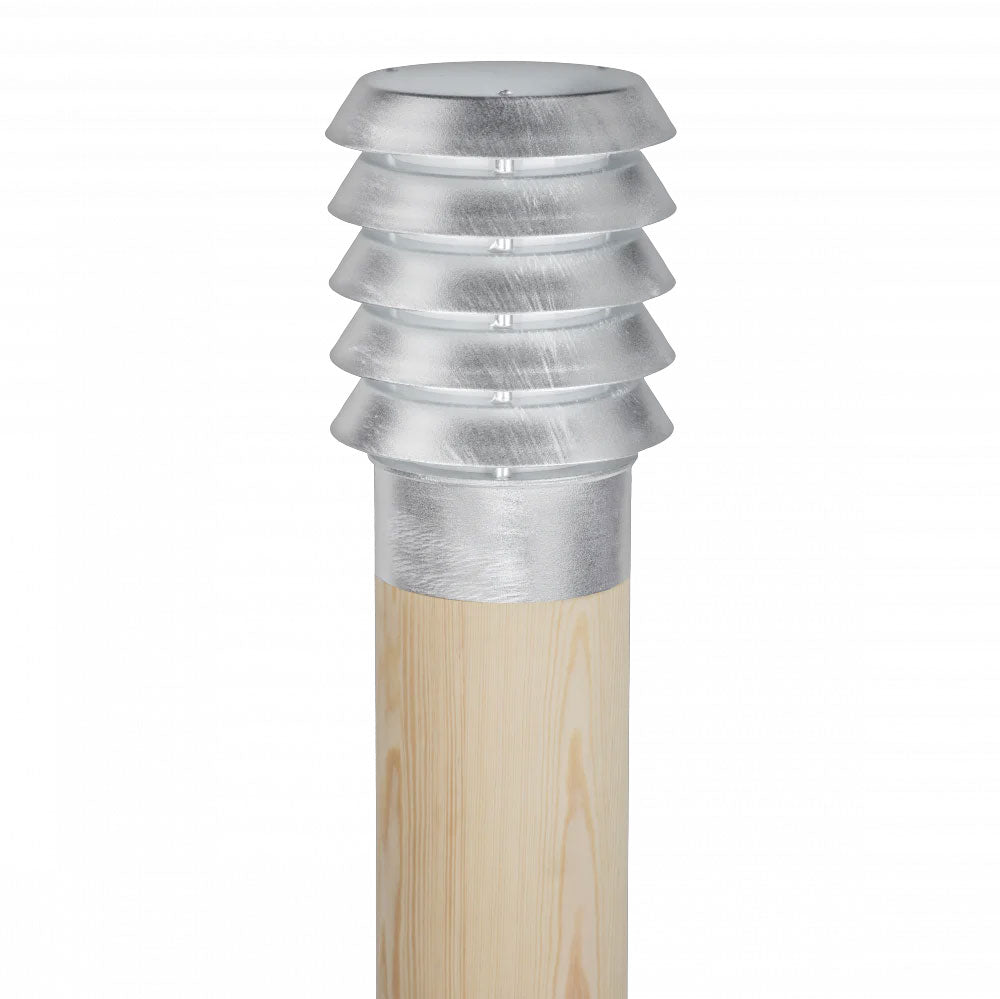 Alta Impregnated Wood LED Bollard Light Galvanized - NLYS.1678GA