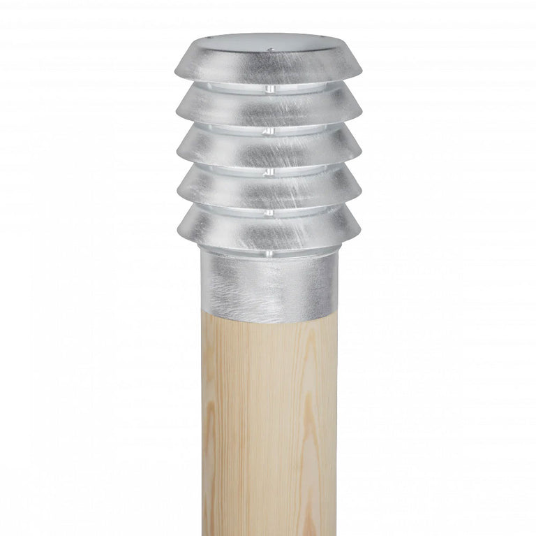 Alta Impregnated Wood LED Bollard Light Galvanized - NLYS.1678GA