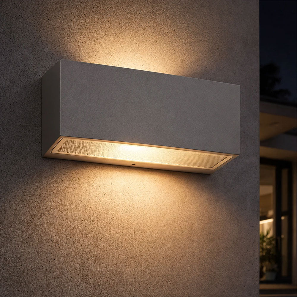 Asker LED Up & Down Wall Light Aluminium - NLYS.5102AL