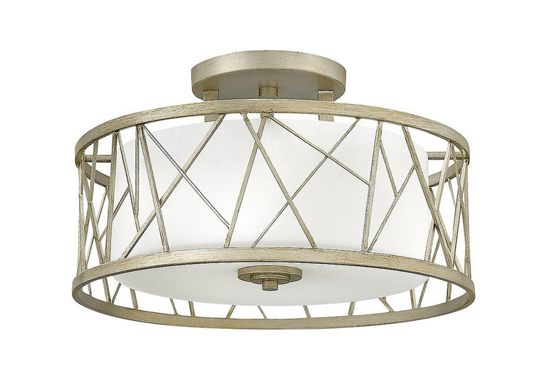 Nest Semi Flush Silver Leaf - HK-NEST-SF-SL