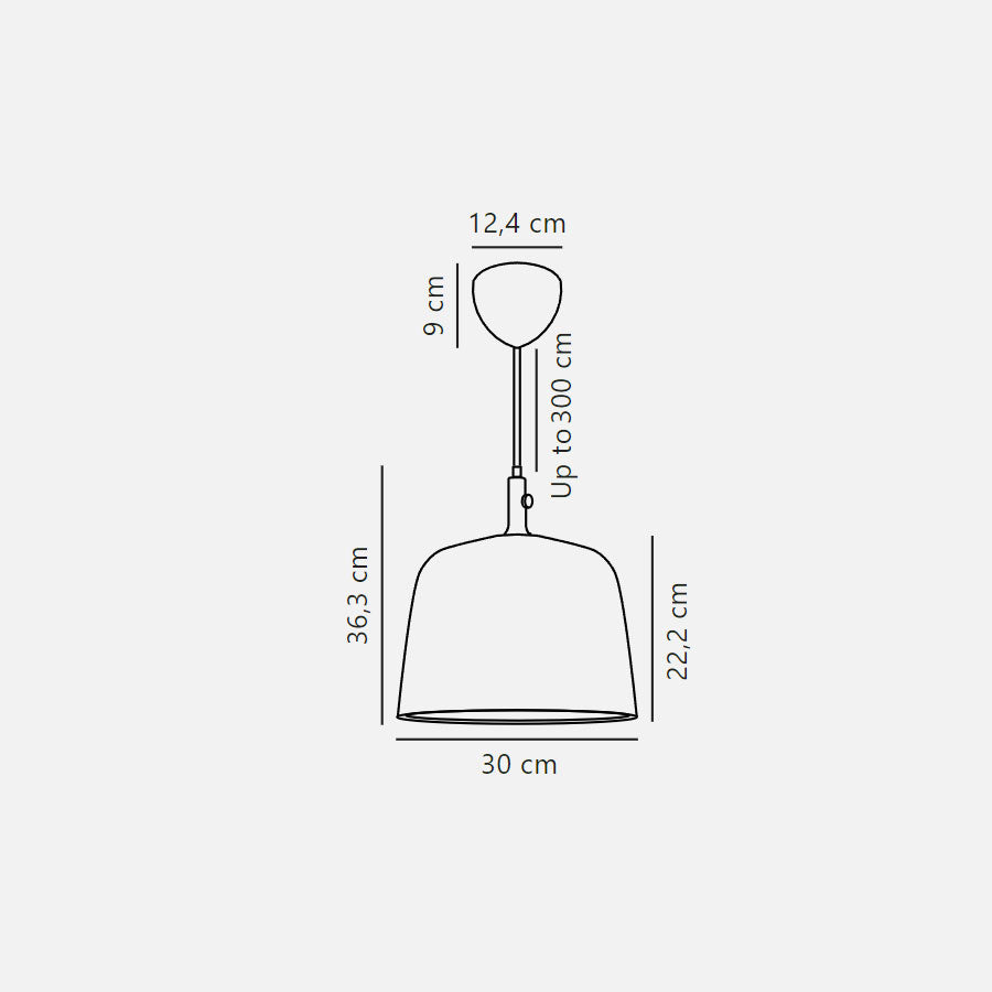 Norbi 30 Pendant Black - 2220123003